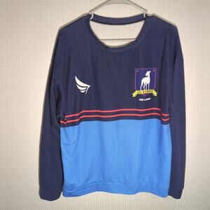 Ted Lasso L AFC Richmond Long Sleeve Sweatshirt Mens Blue Navy Fan TV Show Gear